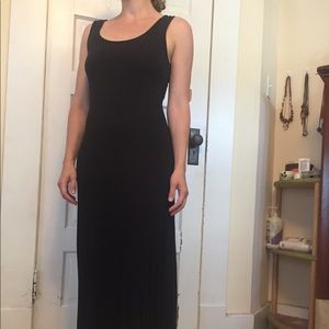 Black maxi dress